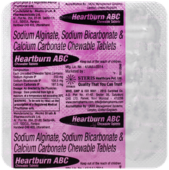 Heartburn Abc Chewable Tablet 9